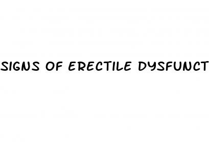 signs of erectile dysfunction recovery