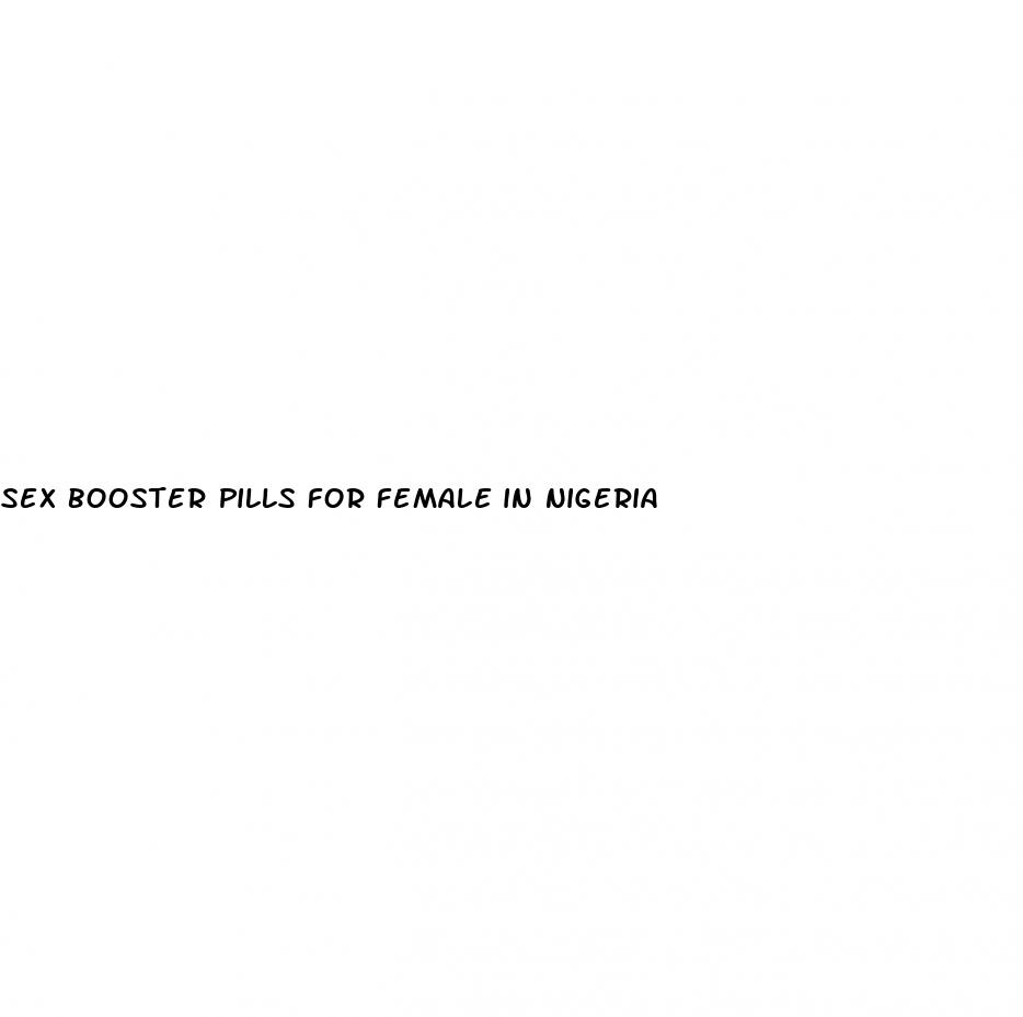 sex booster pills for female in nigeria