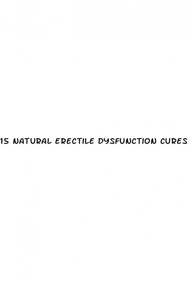 15 natural erectile dysfunction cures pdf