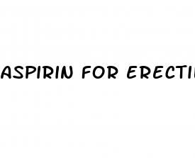 aspirin for erectile dysfunction