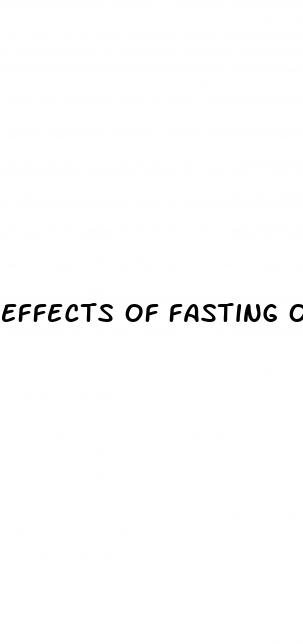 effects of fasting on erectile dysfunction