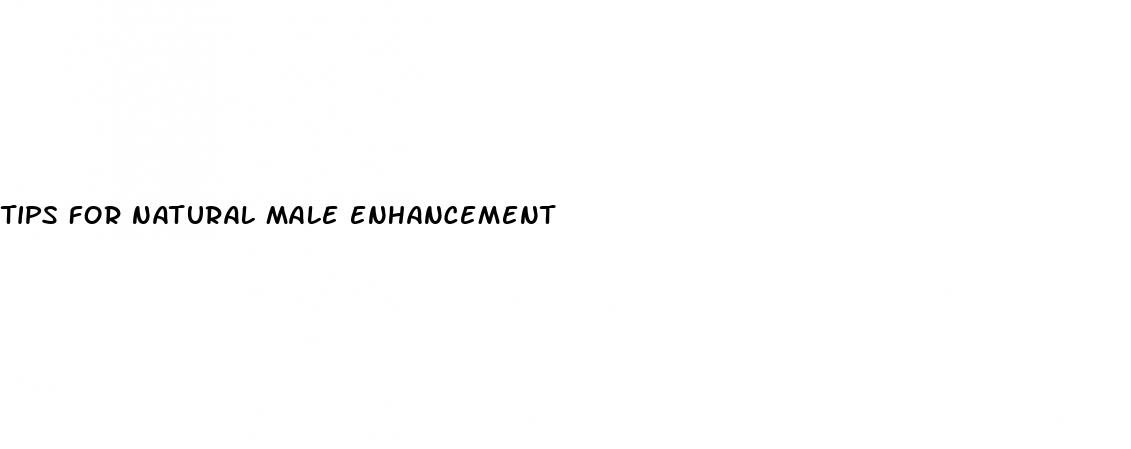 tips for natural male enhancement