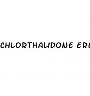 chlorthalidone erectile dysfunction
