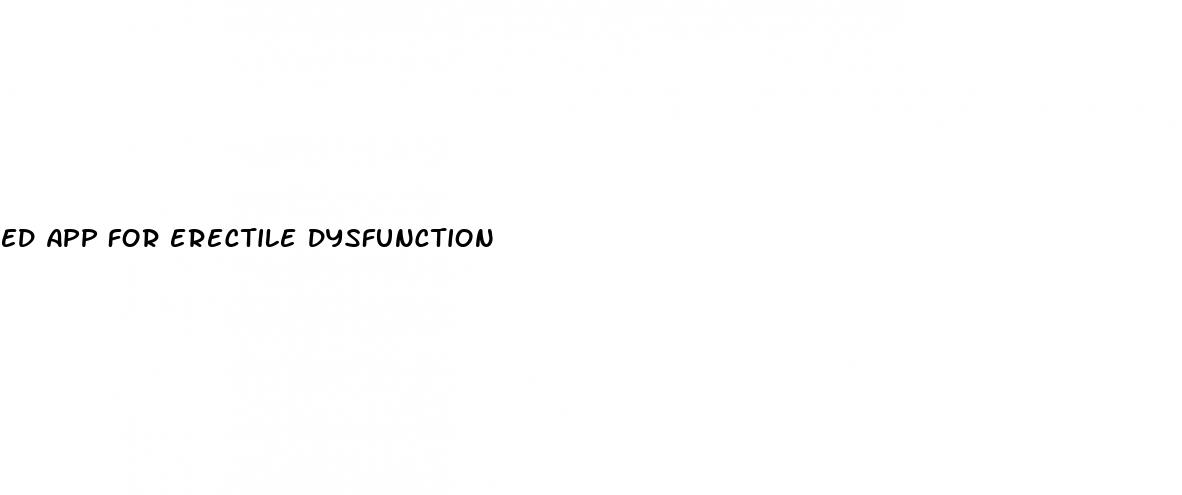 ed app for erectile dysfunction