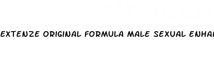 extenze original formula male sexual enhancement tablets