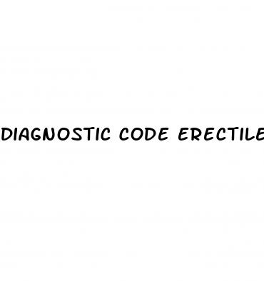 diagnostic code erectile dysfunction
