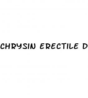 chrysin erectile dysfunction
