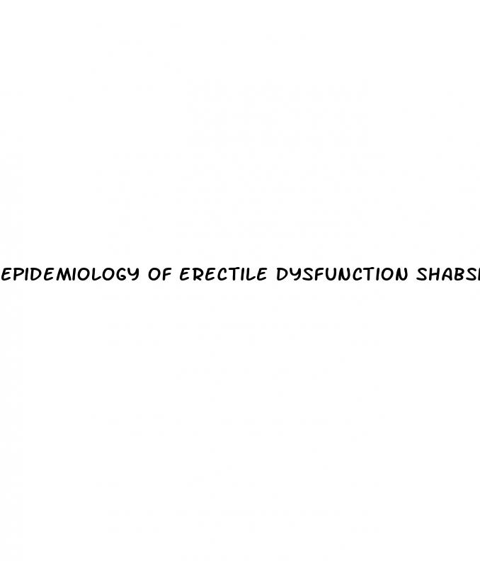 epidemiology of erectile dysfunction shabsigh