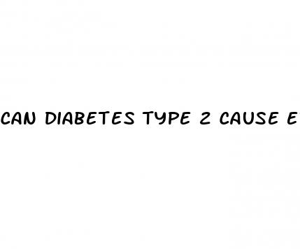 can diabetes type 2 cause erectile dysfunction