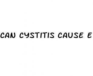 can cystitis cause erectile dysfunction
