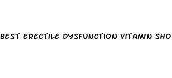 best erectile dysfunction vitamin shoppe