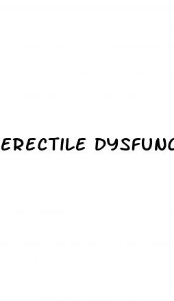 erectile dysfunction after radiation