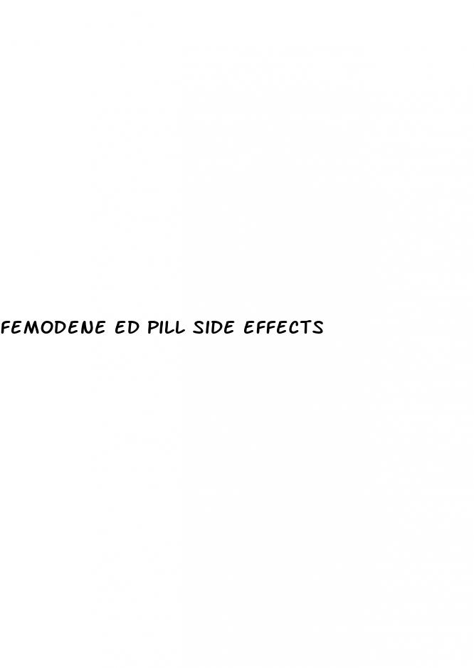femodene ed pill side effects