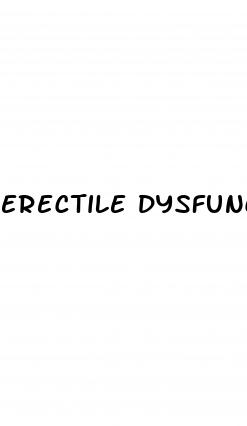 erectile dysfunction massage therapy