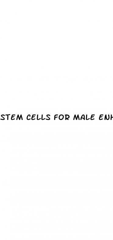 stem cells for male enhancement