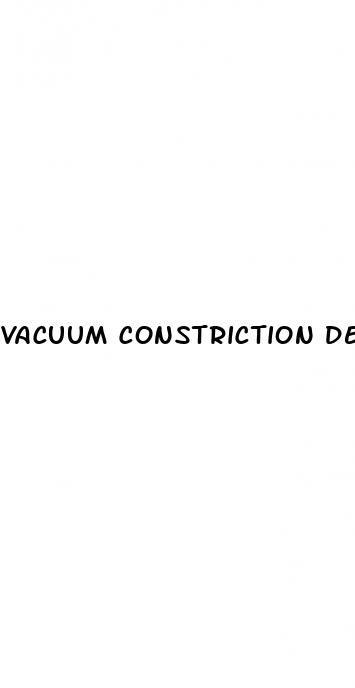 vacuum constriction devices for erectile dysfunction
