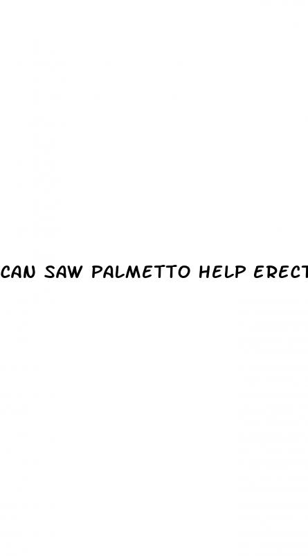 can saw palmetto help erectile dysfunction