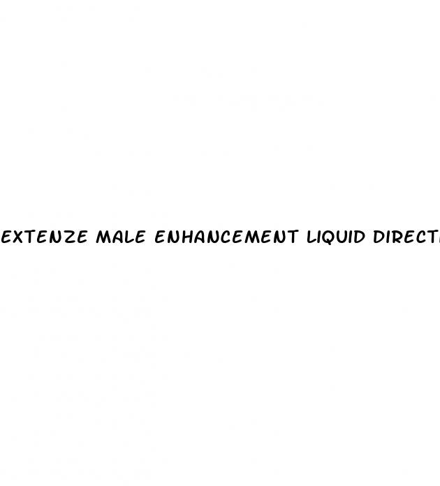 extenze male enhancement liquid directions