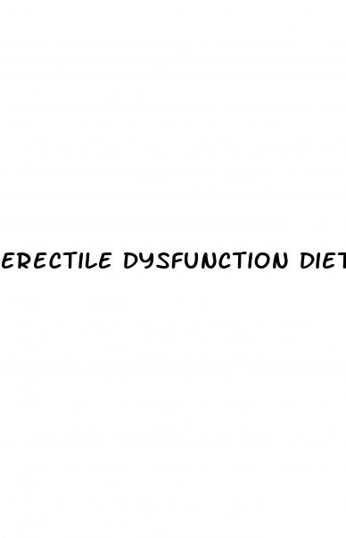 erectile dysfunction diet plan