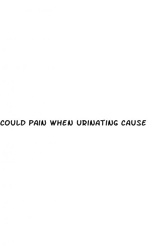 could pain when urinating cause erectile dysfunction