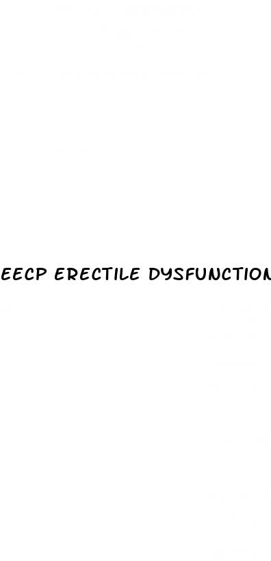 eecp erectile dysfunction