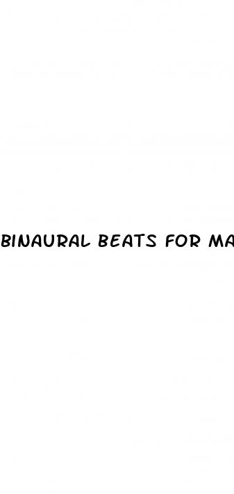 binaural beats for male enhancement