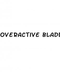 overactive bladder and erectile dysfunction