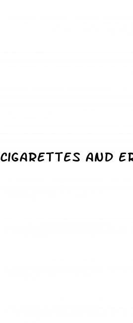 cigarettes and erectile dysfunction