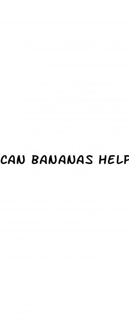 can bananas help erectile dysfunction