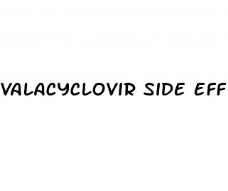 valacyclovir side effects erectile dysfunction