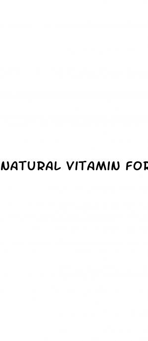 natural vitamin for male enhancement