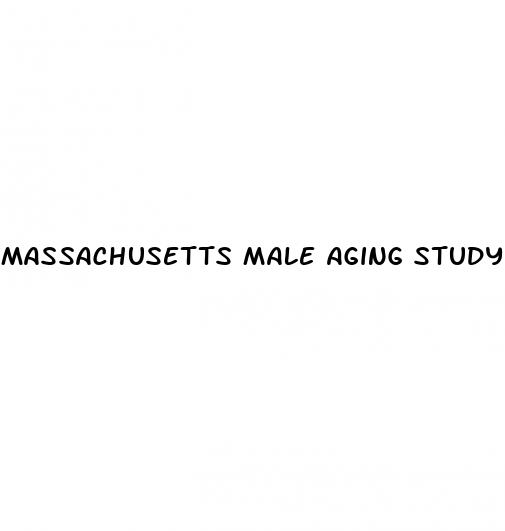 massachusetts male aging study erectile dysfunction