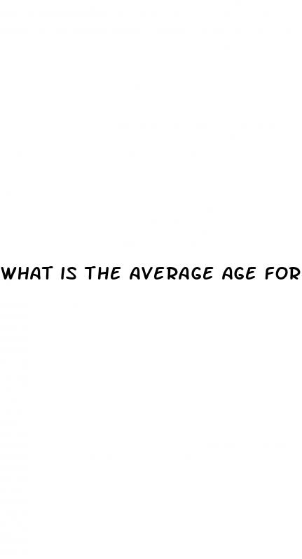 what is the average age for erectile dysfunction starts