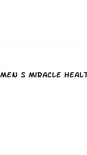 men s miracle health male enhancement