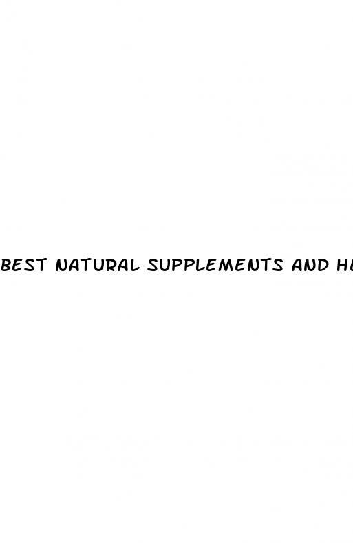 best natural supplements and herbs to increase erectile dysfunction