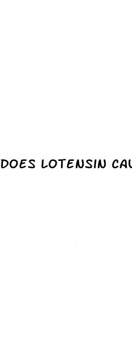does lotensin cause erectile dysfunction
