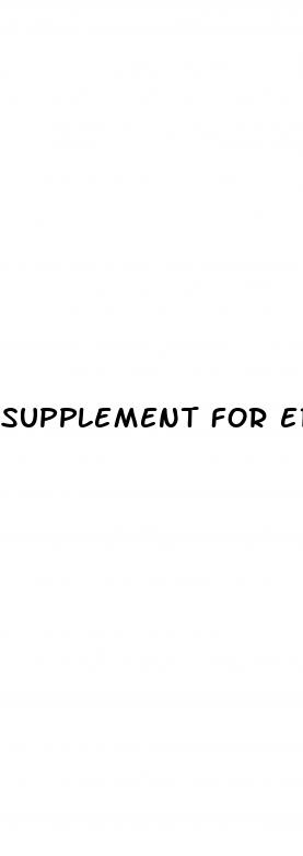 supplement for erectile dysfunction