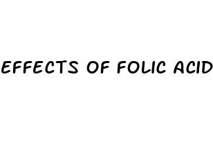 effects of folic acid on erectile dysfunction