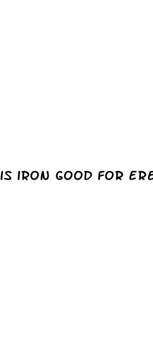 is iron good for erectile dysfunction
