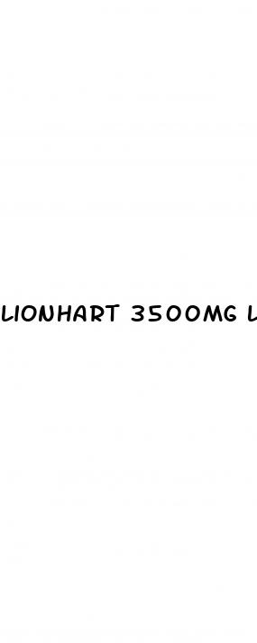 lionhart 3500mg liquid male enhancement