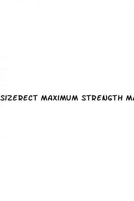 sizerect maximum strength male enhancement formula