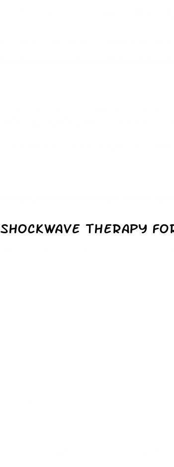 shockwave therapy for erectile dysfunction in haynes bridge