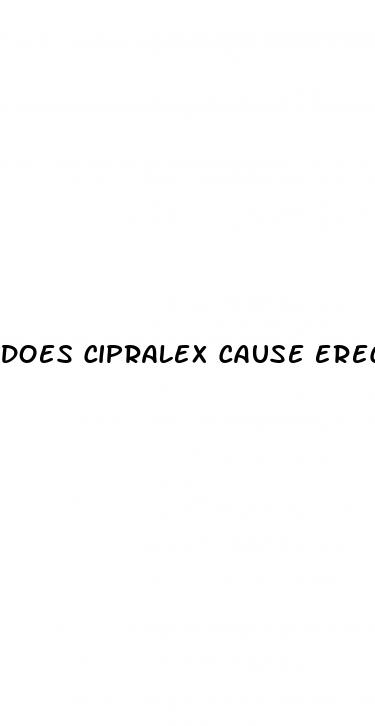 does cipralex cause erectile dysfunction