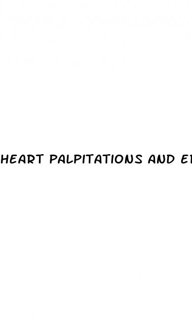 heart palpitations and erectile dysfunction