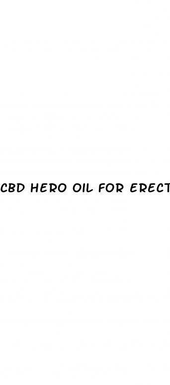 cbd hero oil for erectile dysfunction