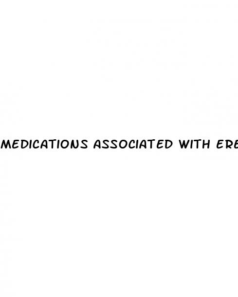medications associated with erectile dysfunction