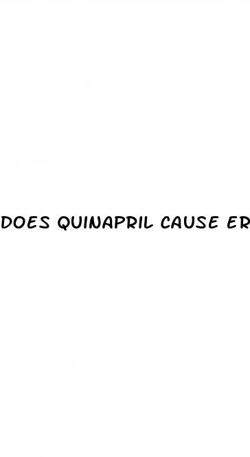 does quinapril cause erectile dysfunction