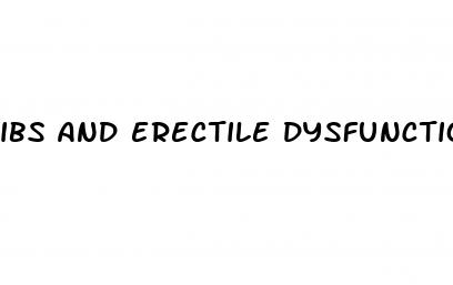 ibs and erectile dysfunction