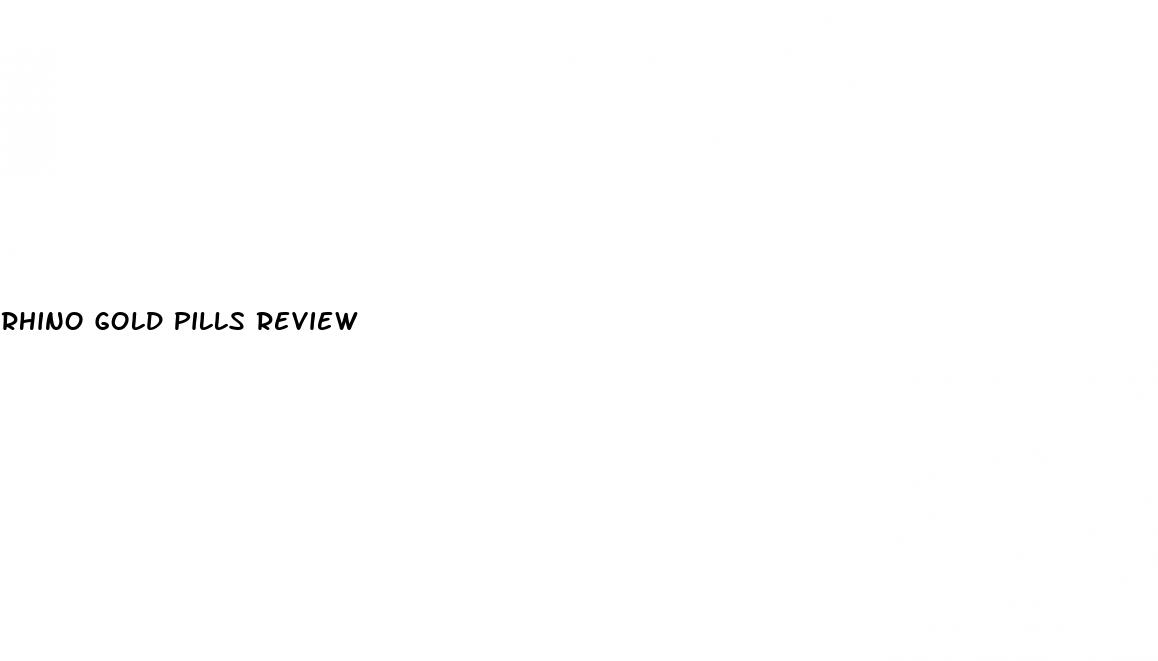 rhino gold pills review