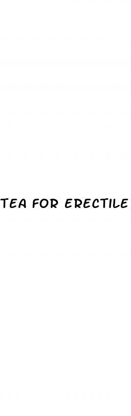 tea for erectile dysfunction